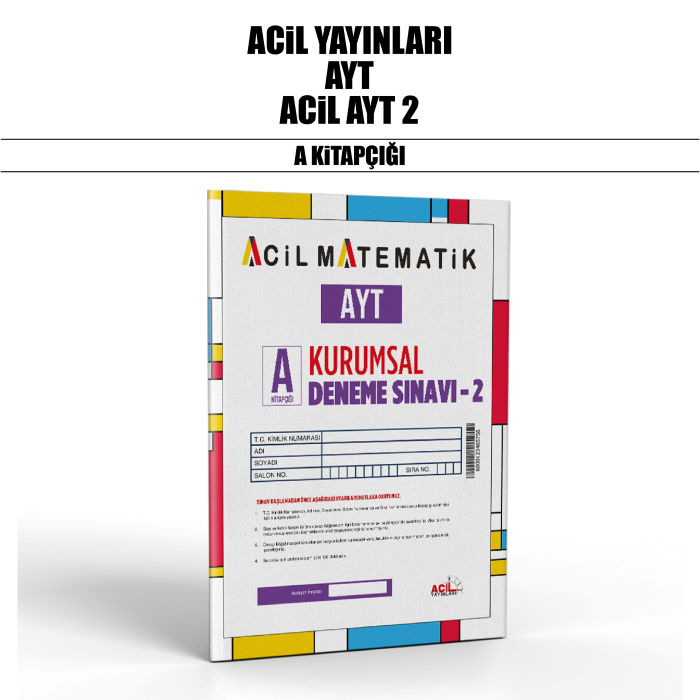 ACİL YAYIN YKS AYT SNV 2-A - 2025-26